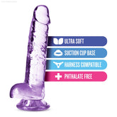 Naturally Yours Realistic 7-Inch Long Dildo With Balls & Suction Cup Base
